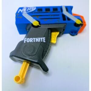 NERF Gun Micro Shots Fortnite Battle Bus Blue Epic Games Hasbro